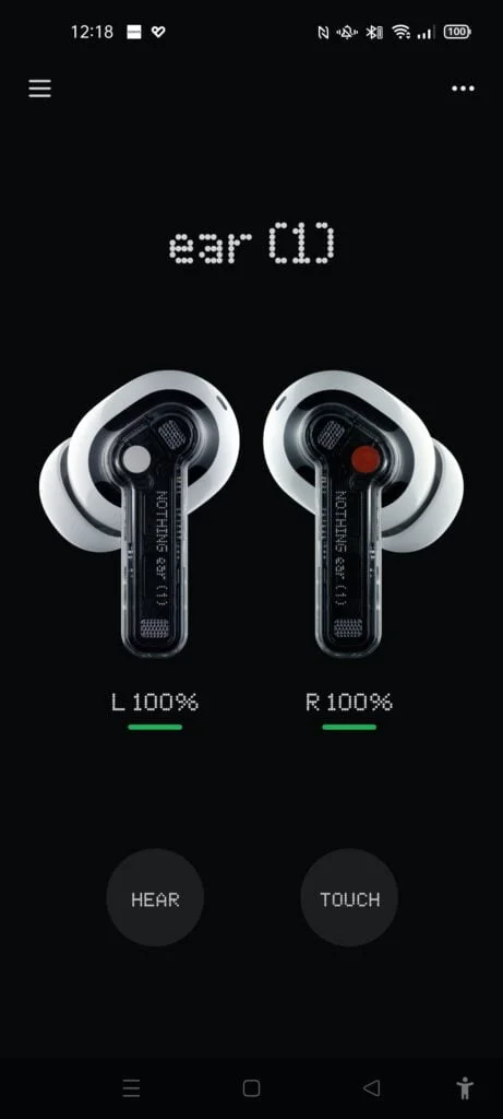 Nothing Ear 1 review app 1 - Nothing ear (1) Review – Ignore the hype, they are not some flagship killer, but these ANC earbuds are still good