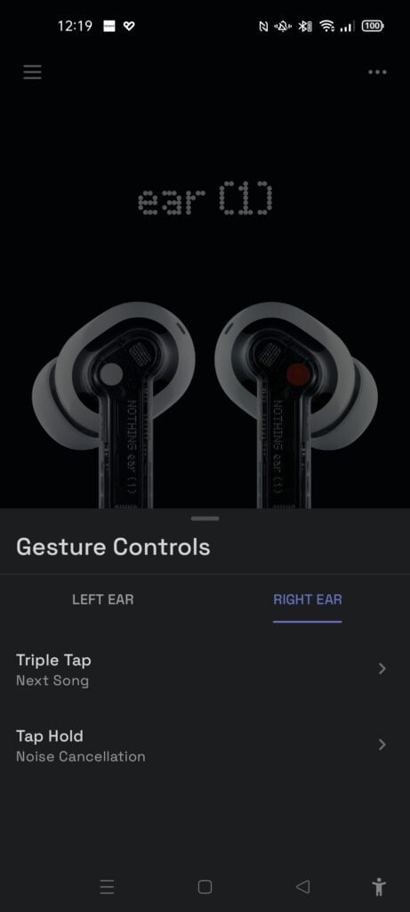 Nothing Ear 1 review app 4 - Nothing ear (1) Review – Ignore the hype, they are not some flagship killer, but these ANC earbuds are still good