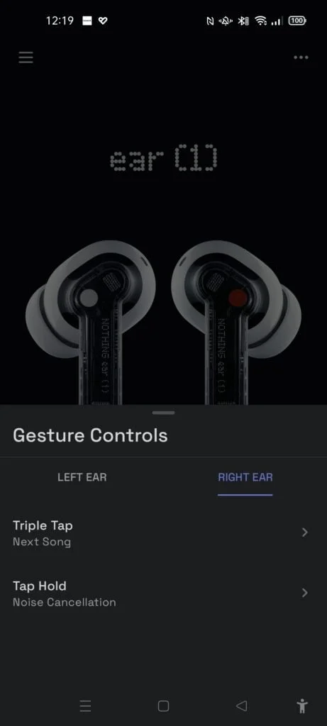 Nothing Ear 1 review app 4 - Nothing ear (1) Review – Ignore the hype, they are not some flagship killer, but these ANC earbuds are still good