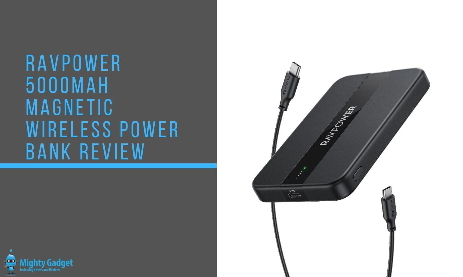 RAVPower 5000mAh 7.5 Magnetic Wireless Power Bank Review – Apple MagSafe Battery Pack Alternative