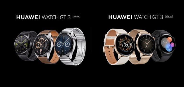 Huawei Watch GT 3 vs GT 2 vs Huawei Watch 3 – New fitness focussed GT 3 46mm priced at £230, 42mm £210