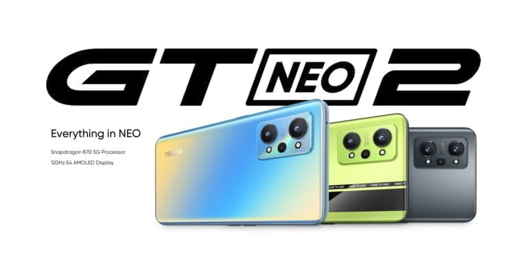 Realme GT NEO 2 launches for €450 (£385) with Android 12 & Snapdragon 870