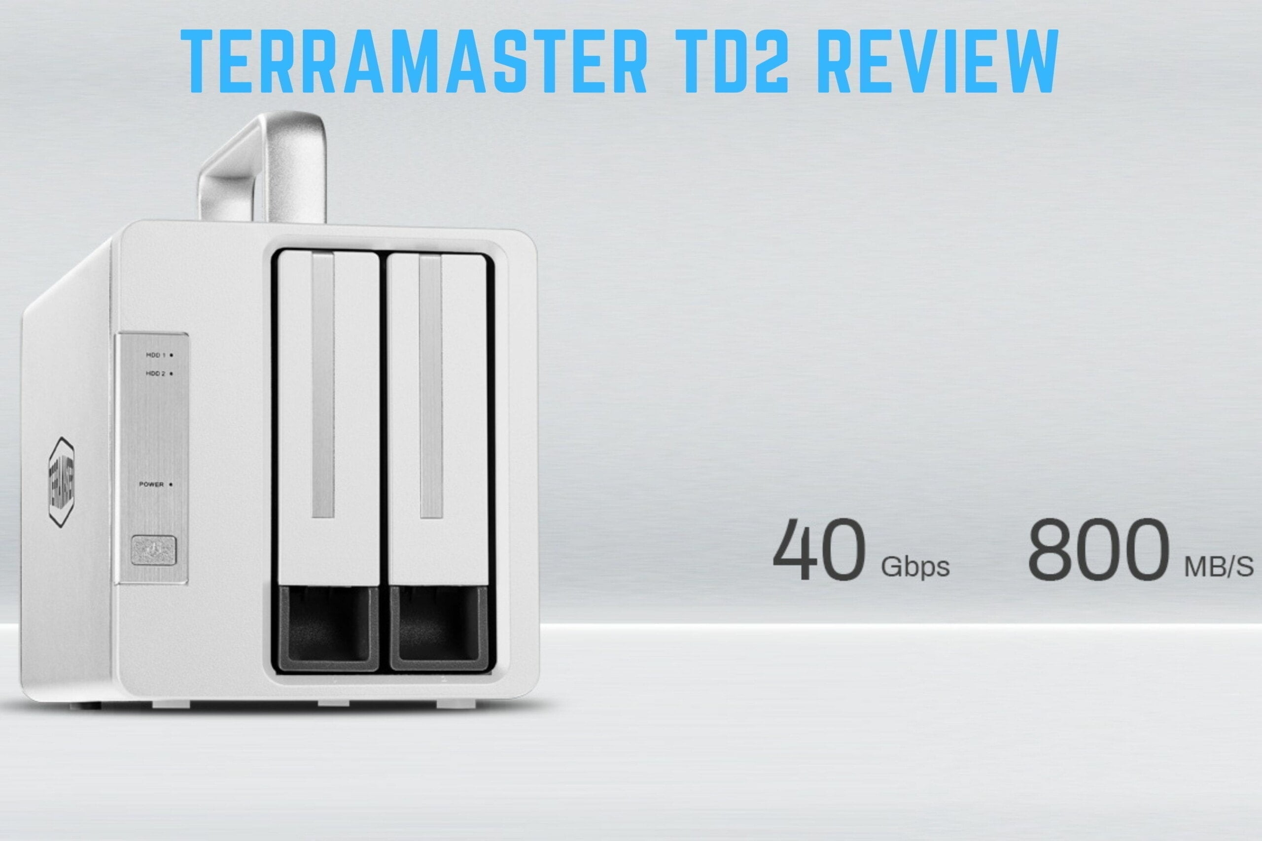 TerraMaster TD2 Thunderbolt 3 2-bay RAID DAS review
