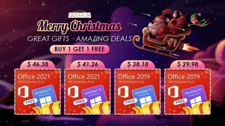 Working From Home? Stay productive with Free Windows 11 at GoDeal24 Christmas Sale