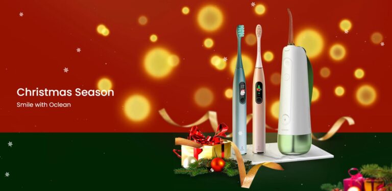 Smile with Oclean – Electric Toothbrush Chrismas gift discounts for Oclean X, Elite, Flow and Air 2