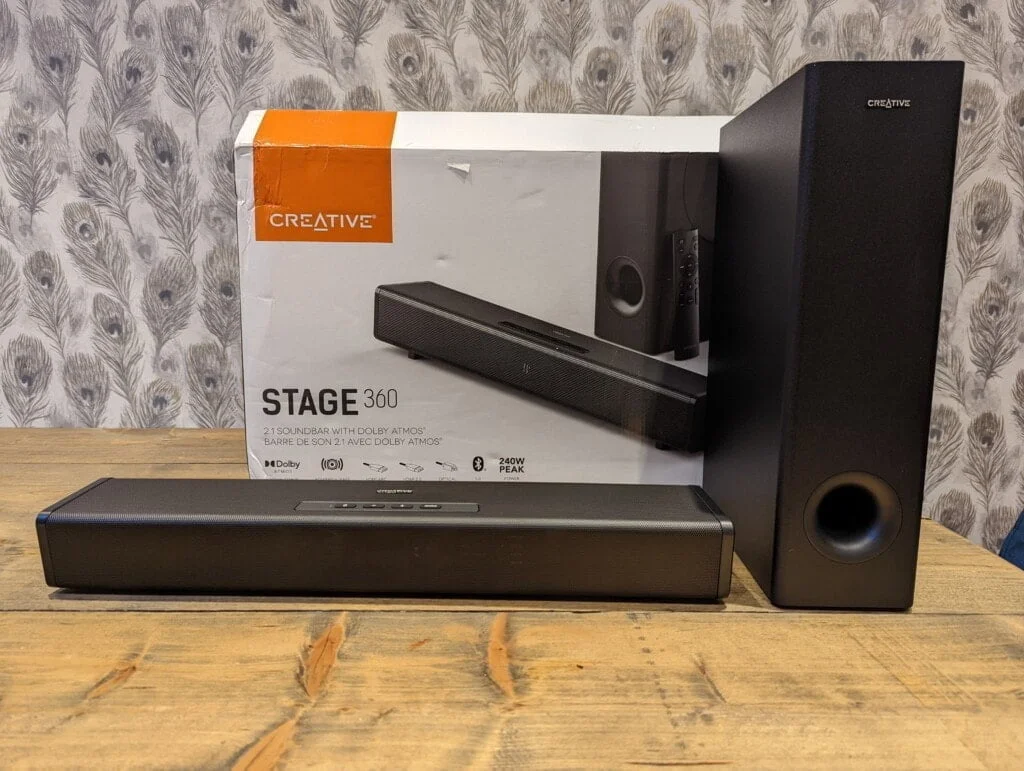 Creative Stage 360 Review2 - Creative Stage 360 2.1 Soundbar Review - Dolby Atmos Soundbar on the cheap ideal for PC gamers and consoles