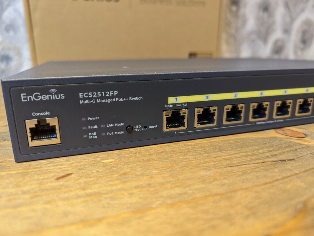 EnGenius ECS2512FP Review3 - EnGenius ECS2512FP Review: 8-port 2.5G Cloud Managed POE Switch Review with 4x 10Gb SFP+ ideal for WiFi 6 access points