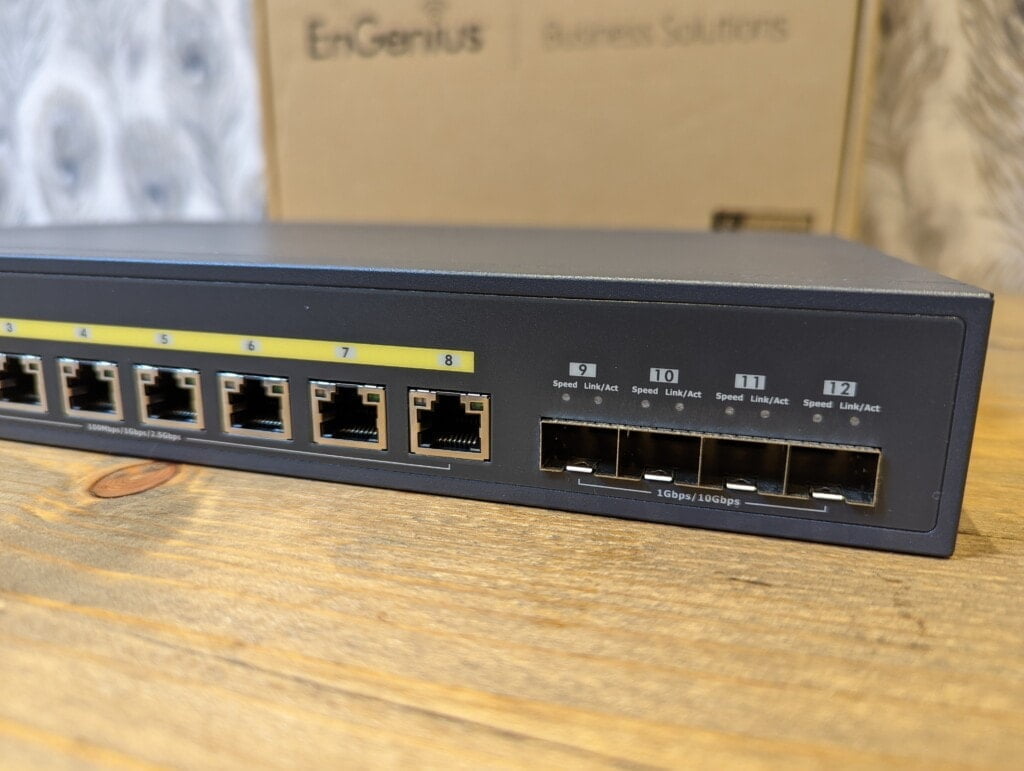 EnGenius ECS2512FP Review4 - EnGenius ECS2512FP Review: 8-port 2.5G Cloud Managed POE Switch Review with 4x 10Gb SFP+ ideal for WiFi 6 access points