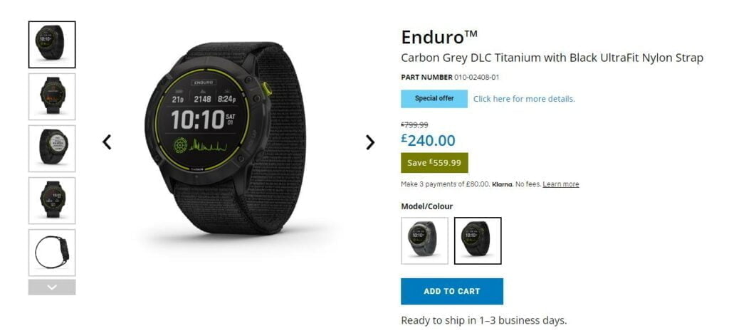 Garmin Enduro Discount - Garmin Discounts: Instinct Solar for £96, Garmin Enduro for £240 – Cheap Fenix 6 Alternatives