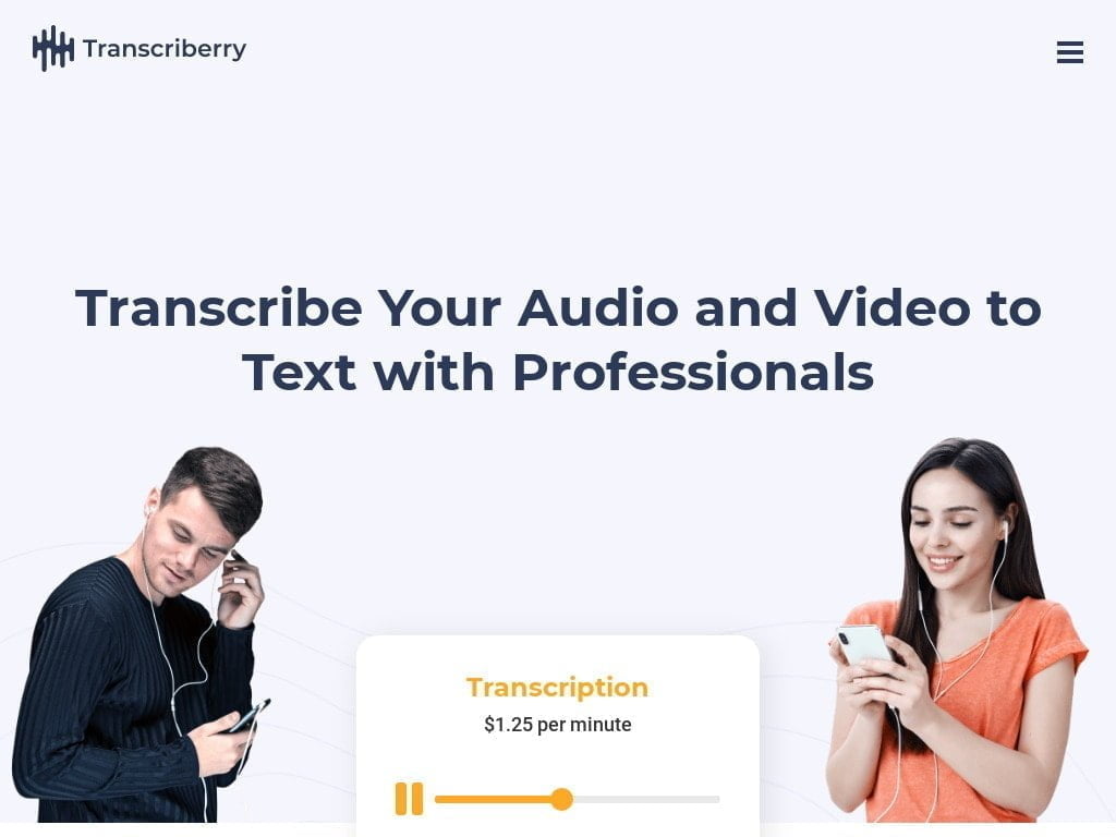 Transcriberry - 14 Best Smartphone Tools and Services for Journalists