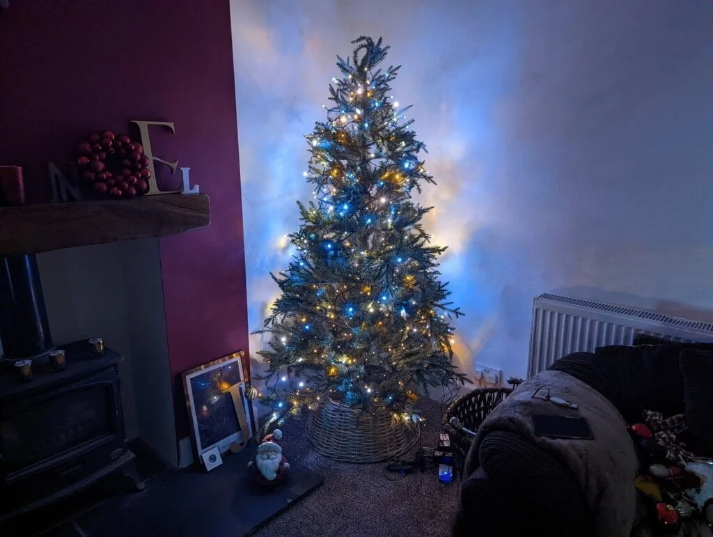 Twinkly Strings Gold Edition Review 5 - Twinkly Strings Gold Edition Review – Programmable Smart Christmas Tree Lights with 250 Amber, White, Warm White LEDs
