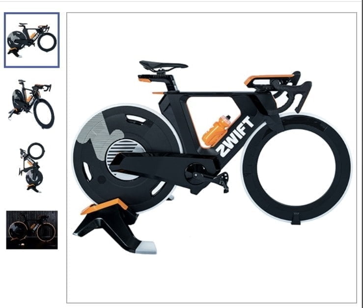 Zwift Ride design - Zwift smart bike trainer will be in two parts: Zwift Wheel & Zwift Ride – An upgradeable design with features like Tacx Neo potentially for £1700