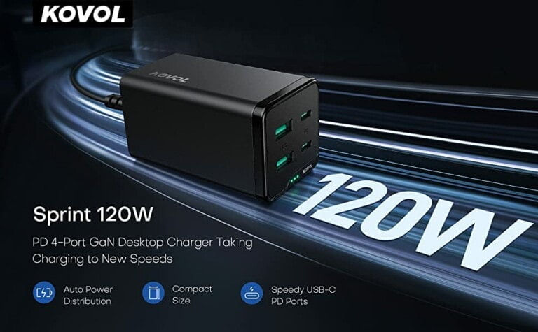 Kovol Sprint 120W GaN Power Delivery Charger Review