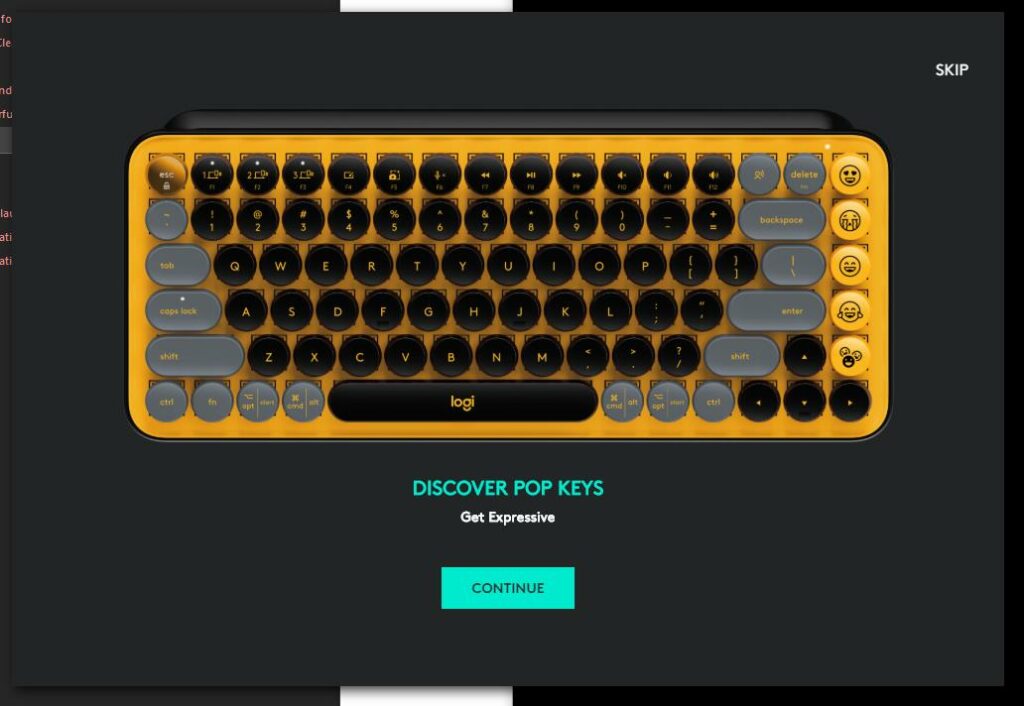 LogiOptionsUI AvGHXywiJq - Logitech POP Keys Keyboard Review – A Gen-Z focussed mechanical keyboard with built-in emojis