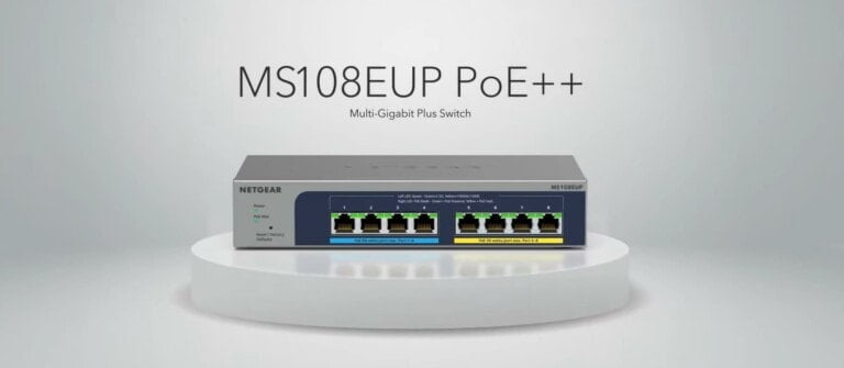 Netgear MS108EUP POE 2.5GbE Silent 60W/230W Switch Announced Costs £400+