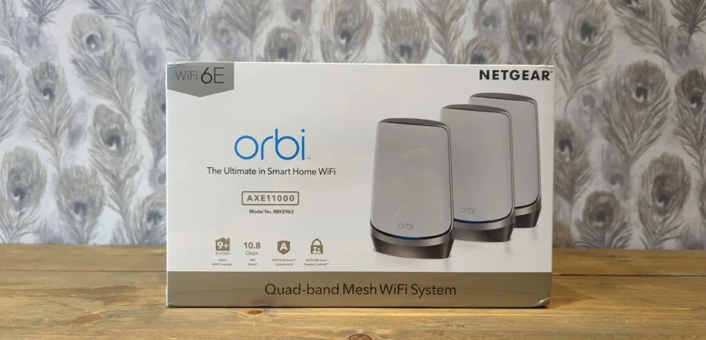 Netgear RBKE963 Review 1 - TP-Link Deco XE75 Pro Mesh Wi-Fi 6E System Launches for £380, a bargain vs £1500 Netgear Orbi AXE11000 RBKE963 but with big caveats