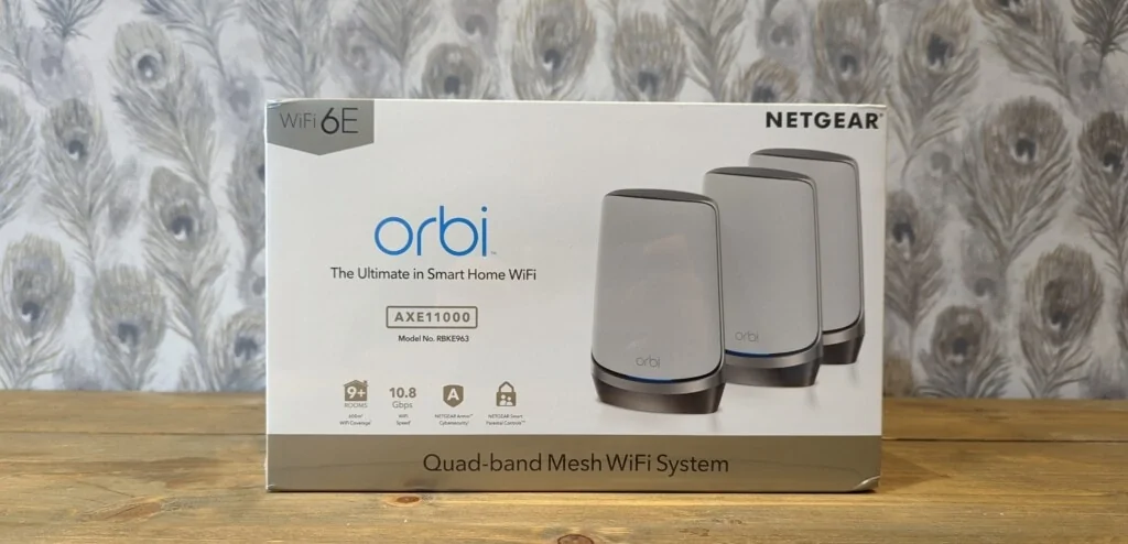 Netgear RBKE963 Review 1 - TP-Link Deco XE75 Pro Mesh Wi-Fi 6E System Launches for £380, a bargain vs £1500 Netgear Orbi AXE11000 RBKE963 but with big caveats