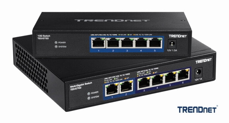 TRENDnet TEG-S750 Fanless 5-Port 10G Switch Launched for £315 (£63 per port)