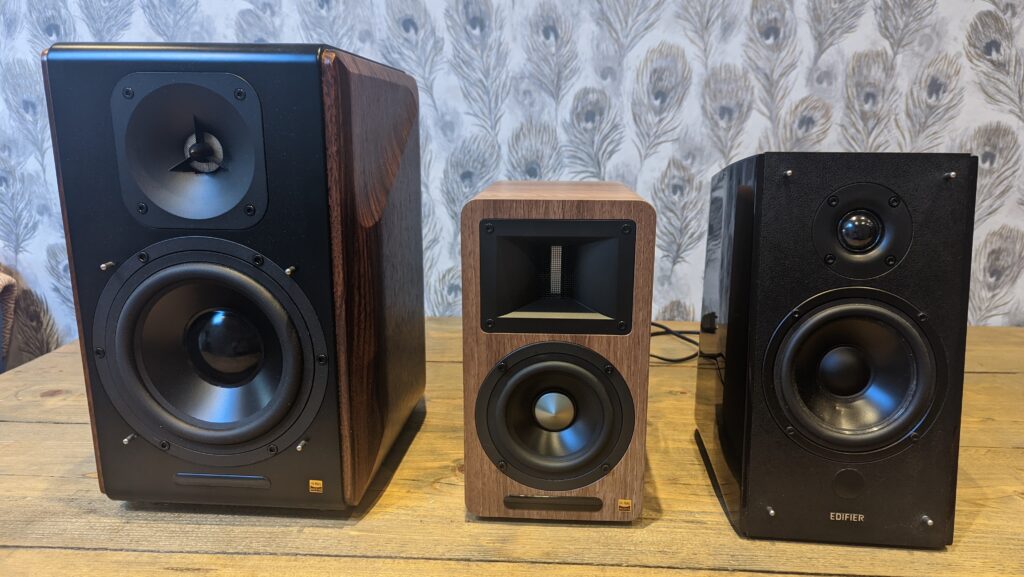 Airpulse a80 vs edifier S3000Pro vs R2000DB front - Airpulse A80 Review – How do they sound vs the Edifier S3000 Pro?