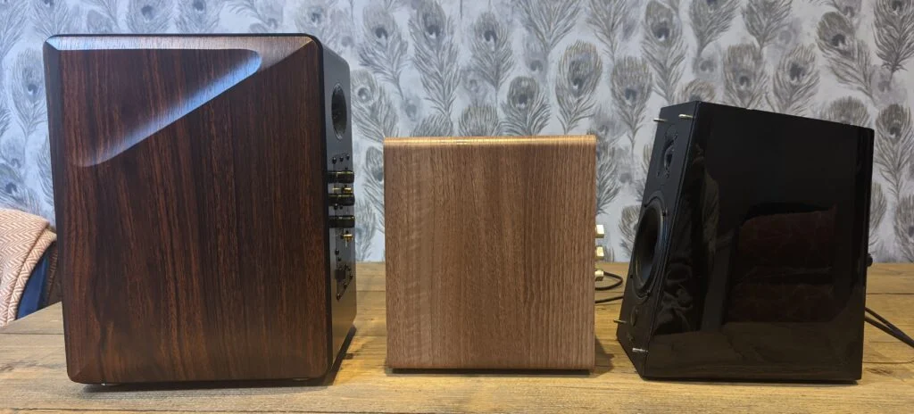 Airpulse a80 vs edifier S3000Pro vs R2000DB side - Airpulse A80 Review – How do they sound vs the Edifier S3000 Pro?