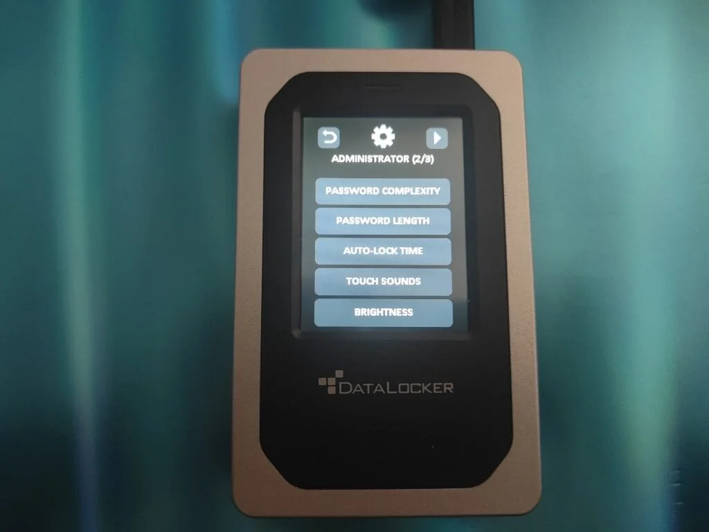 Datalocker DL4 Admin2 - Datalocker DL4 FE Secure Hardware Encrypted SSD Review – The touchscreen display simplifies everything