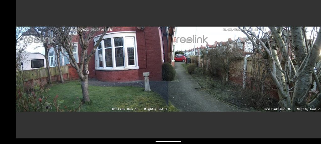 Reolink Due 4G daytime - Reolink Duo 4G Review – Dual 4MP cameras for 150° surveillance using mobile data