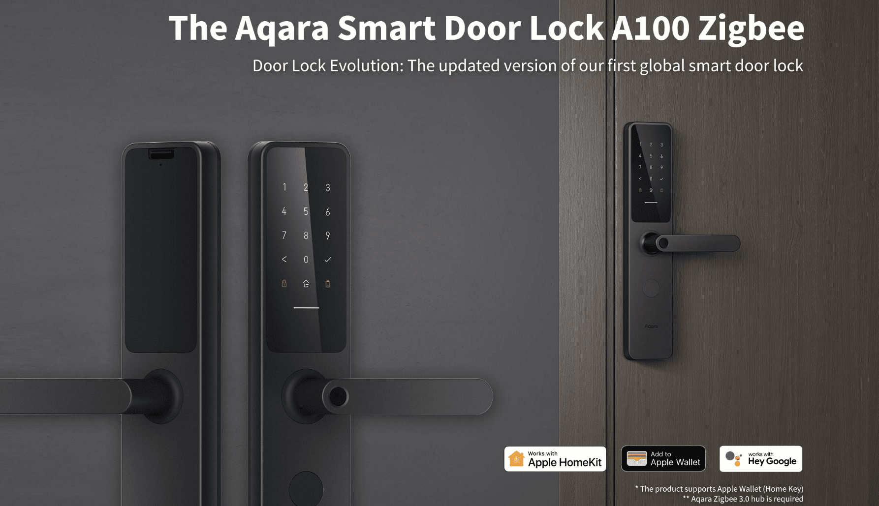 Aqara A100 Zigbee Smart Door Lock Launched with Apple Home Key Support