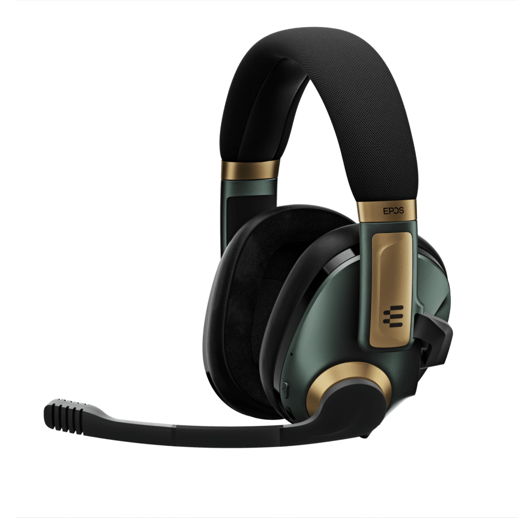 H3PRO Hybrid Green A1 3D view - EPOS H3Pro Hybrid Review – A Low latency Gaming Headset with ANC