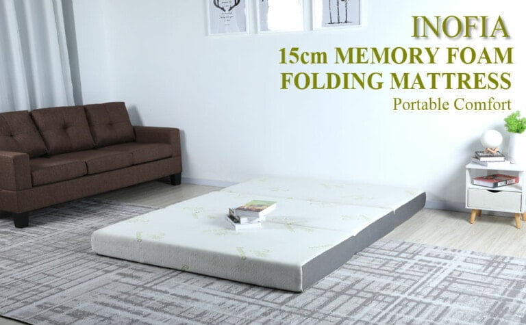 Inofia Tri-Folding Memory Foam Mattress Review – A better alternative to a blow-up mattress