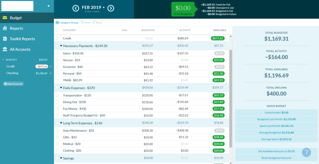 YNAB - Top Tech Based Solutions to Help You Get a Better Handle on Your Spending Habits