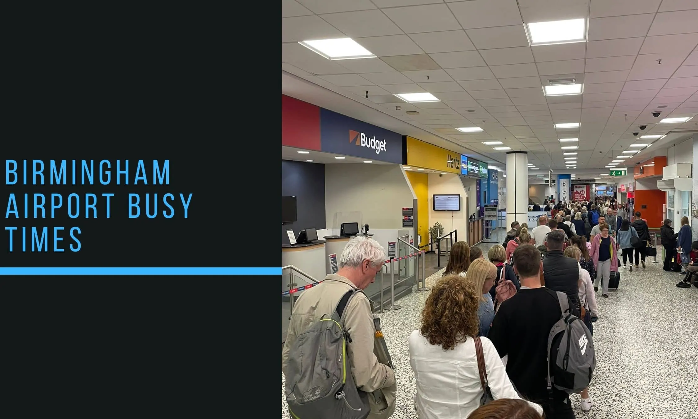 Birmingham Airport Busy Times: How big are the queues today?