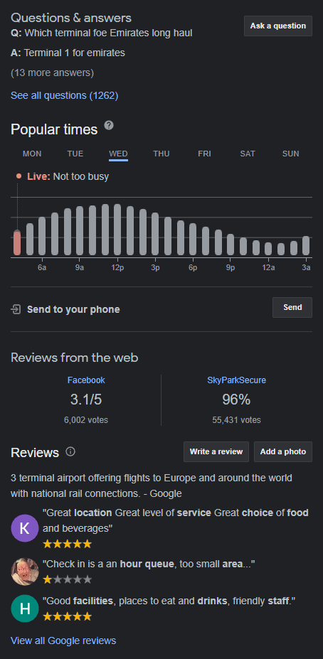 chrome BIObScf8LJ - Manchester Airport Busy Times: Trying to predict if there are big queues today