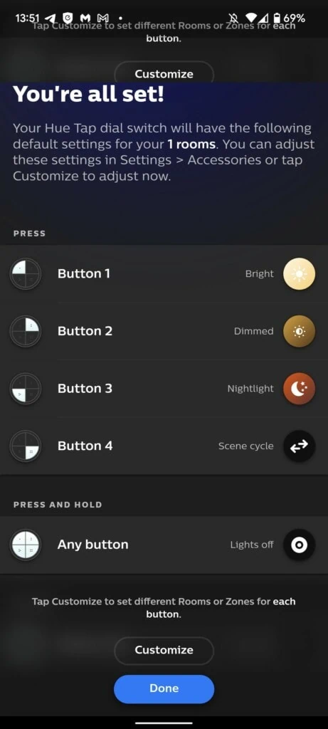 Philips Hue Tap Dial Switch Settings Setup Review 1 - Philips Hue Tap Dial Switch Review - One switch for four rooms & a turnable dial for brightness
