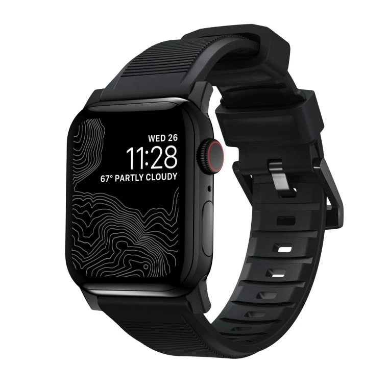 Nomad Rugged Band - Best Fitness Bands for Apple Watch – Which material & style is the best for heart rate accuracy during workouts like running or cycling?
