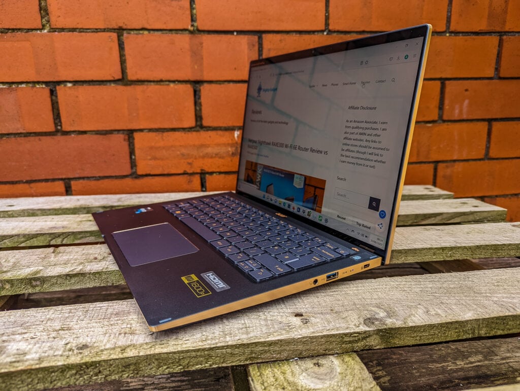 Acer Swift 5 Review7 - Acer Swift 5 Review – A premium lightweight laptop with the latest 12th Gen Intel Core i7-1260P - SF514-56T