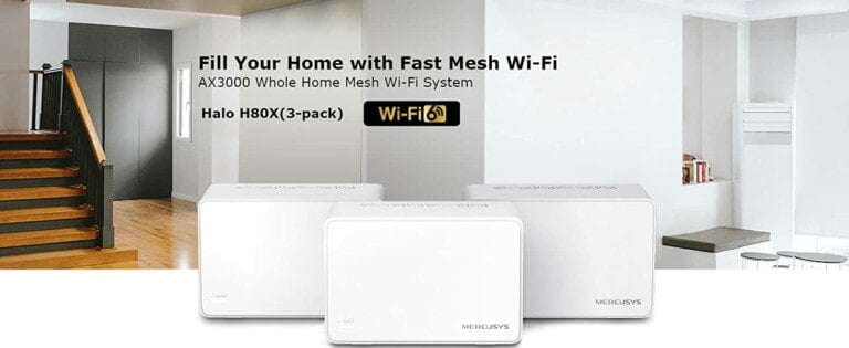 Mercusys Halo 80X Whole Home Mesh Wi-Fi 6 System Review