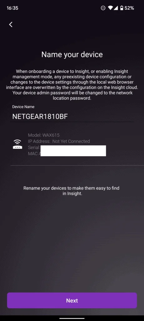 Screenshot 20220830 163558 - Netgear WAX615 WiFi 6 Access Point Review - 160Mhz and 2.5G Ethernet for multi-gig WiFi