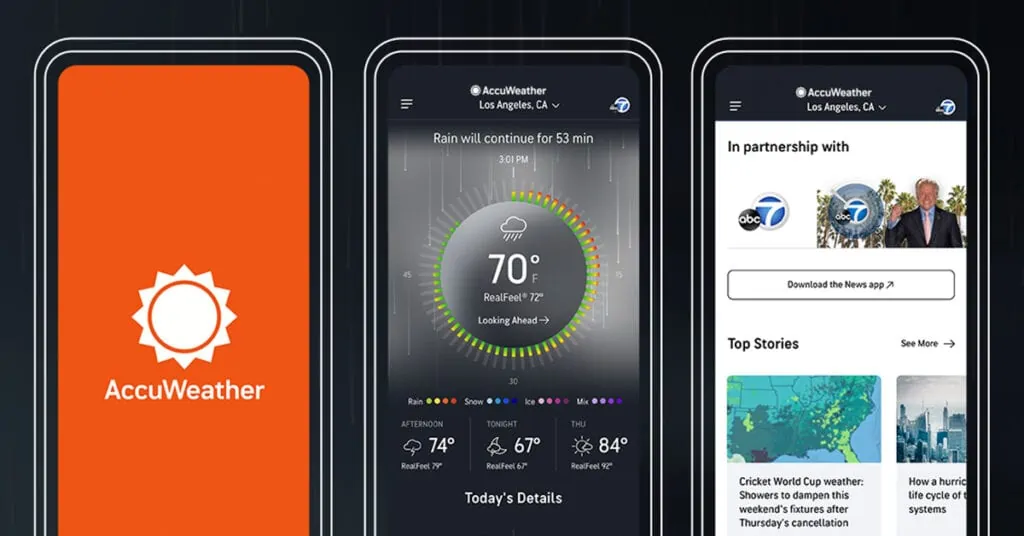 AccuWeather - The 5 Best Weather Apps for iOS