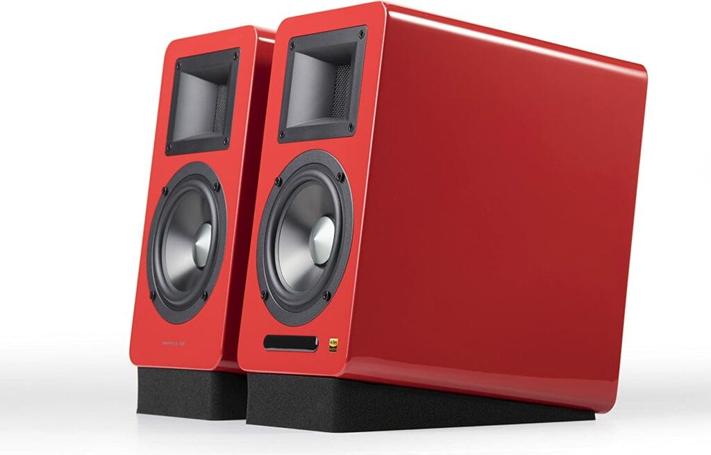 Airpulse A100 Red - Airpulse A100 Active Speaker Review vs Edifier S3000 Pro