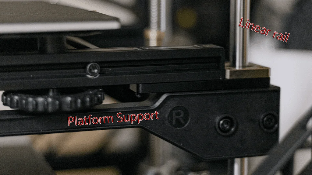 E 5S1 PrintingPlatformSupports - Ender-5 S1 3D Printer Review