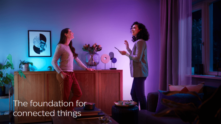Philips Hue Bridge certified for Matter. Nearly all Hue lights and accessories will be Matter compatible  