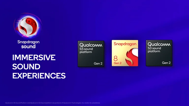 Qualcomm S5 and S3 Gen 2 Sound Platforms Announced – 48ms low latency & third gen active noise cancelling