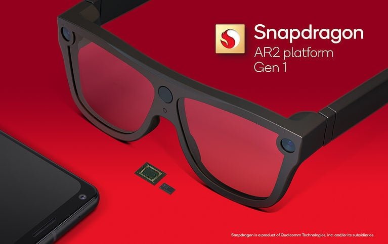 Qualcomm Snapdragon AR2 Announced for AR glasses  – 40% smaller PCB & 50% improved power efficiency