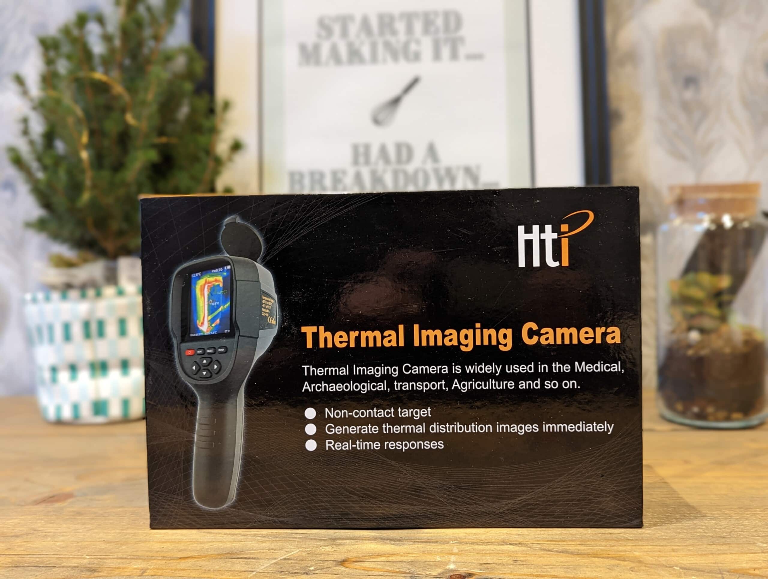 Using a thermal camera to reduce draughts & heating costs: HTI-Xintai HTI-19 infrared thermal imaging camera review