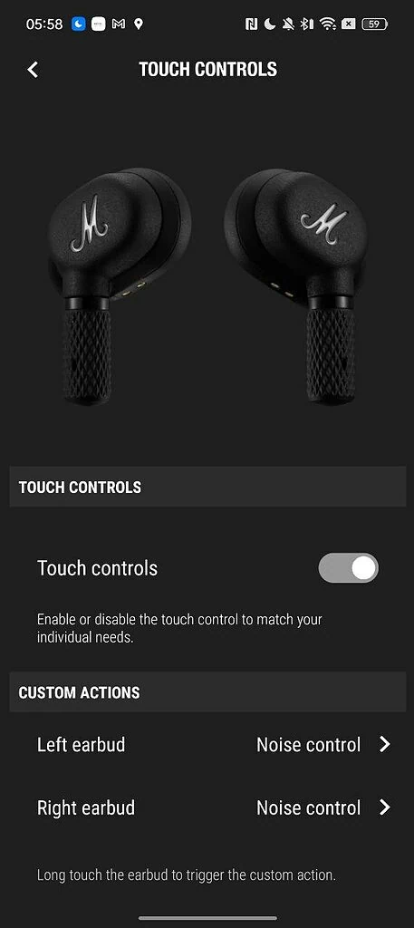 Marshall Motif ANC Review App 2 - Marshall Motif ANC Review – Noise cancelling earbuds with the iconic Marshal sound and design