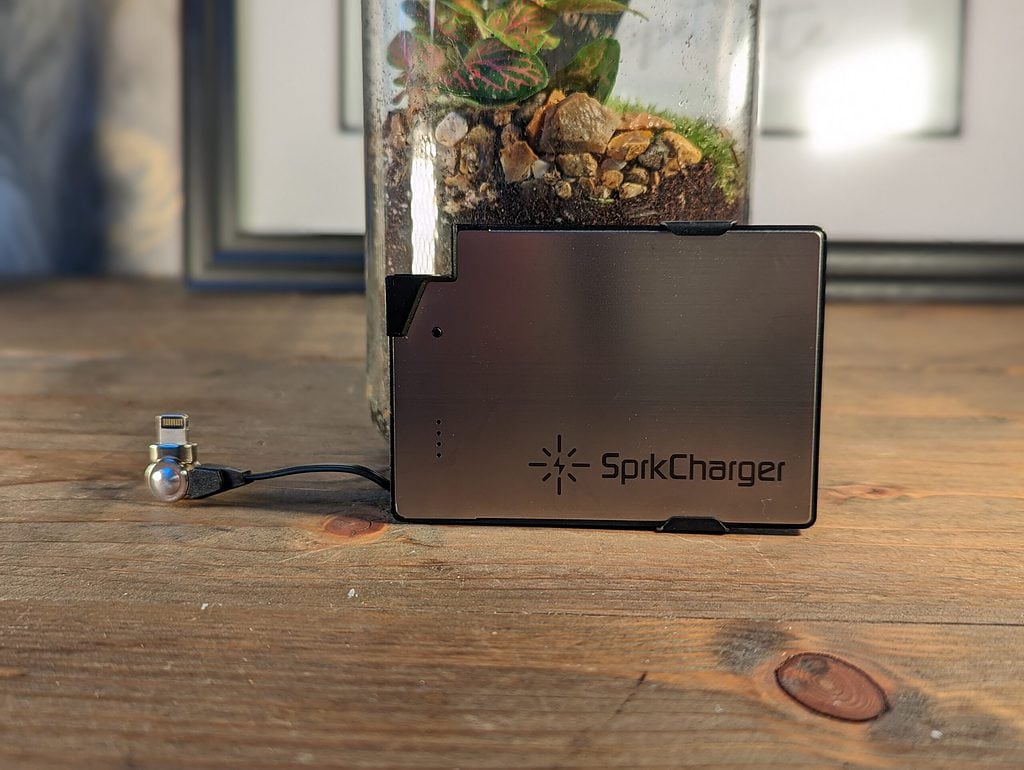 SprkCharger Slim Battery - SprkCharger Battery Wallet Review with Cable Wrap, Slim Battery & Stand