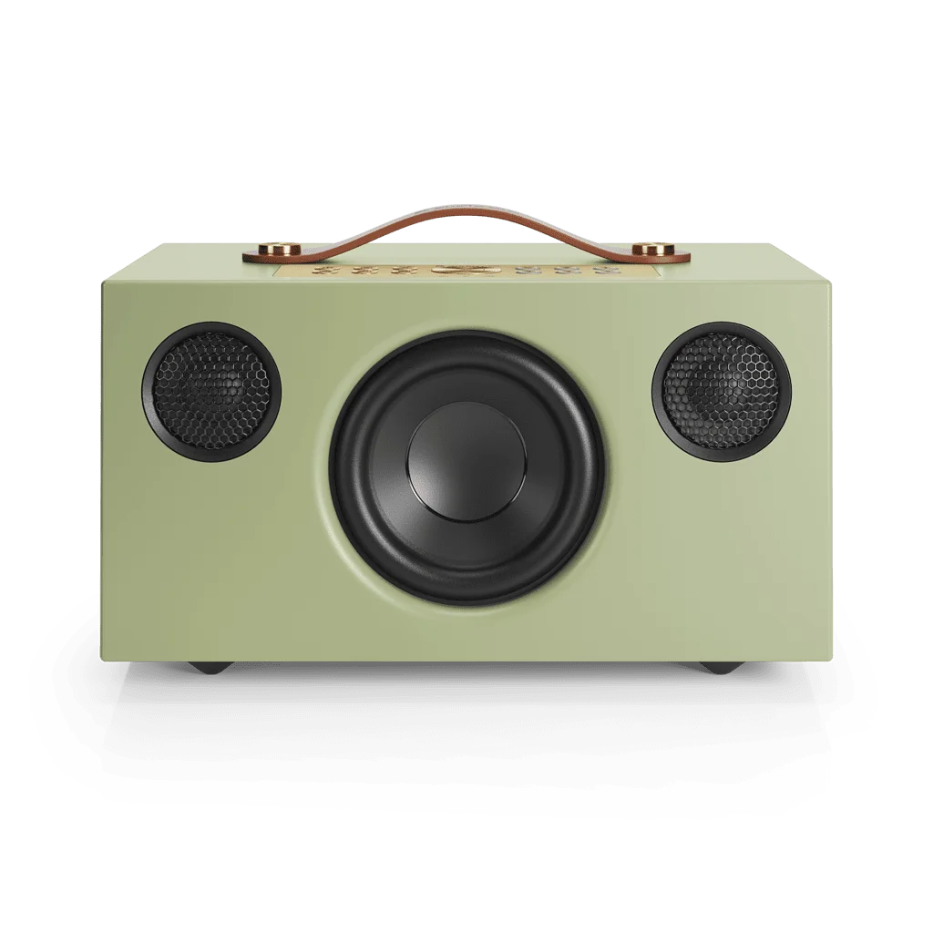 wireless multiroom speaker C5MkII SAGE GREEN front airplay2 google cast chromecast AudioPro - Audio Pro C5 MKII Speaker Review - A multiroom Sonos alternative with an attractive design