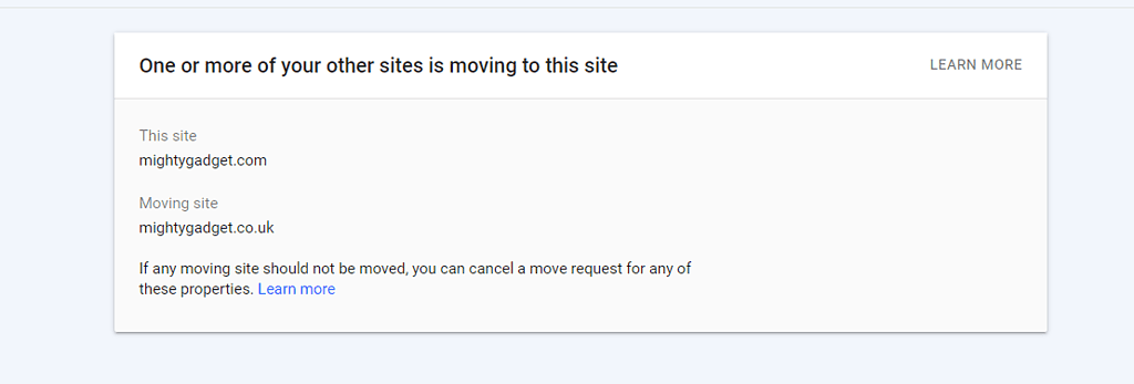 Change of address Google - Transferring a blog domain from .co.uk to .com with minimal SEO and traffic impact