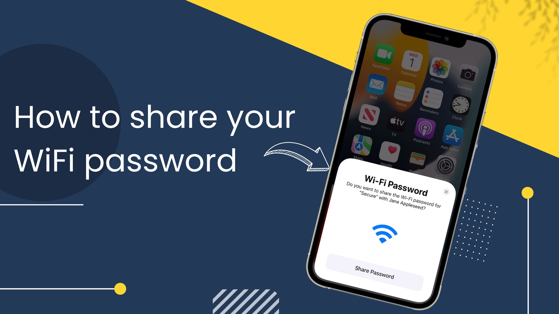 How to share your WiFi password on an iPhone & Pixel / Android