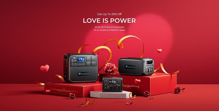 BLUETTI Selects the Most Special Gifts for Valentine’s Day